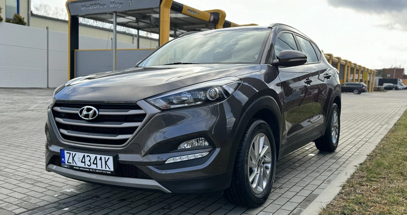 Hyundai Tucson cena 72500 przebieg: 50820, rok produkcji 2016 z Koszalin małe 191